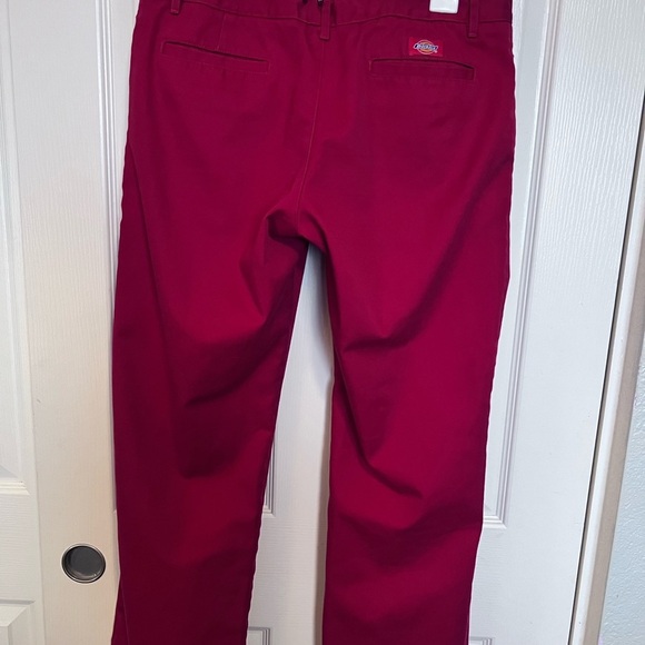 Dickies Bold Red Trousers - Picture 2 of 3